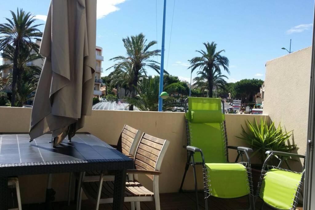 Appartamento Beau T2 climatisé avec terrasse 100m plage Saint-Cyprien  Esterno foto